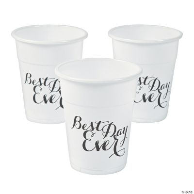 Best Day Ever Plastic Cups 150 Pc. Oriental Trading