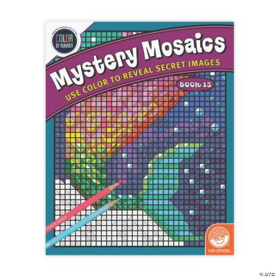 Download Color By Number Mystery Mosaics: Book 15 | MindWare