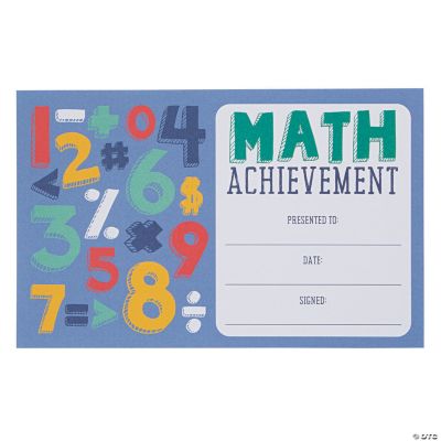 math-achievement-award-certificates