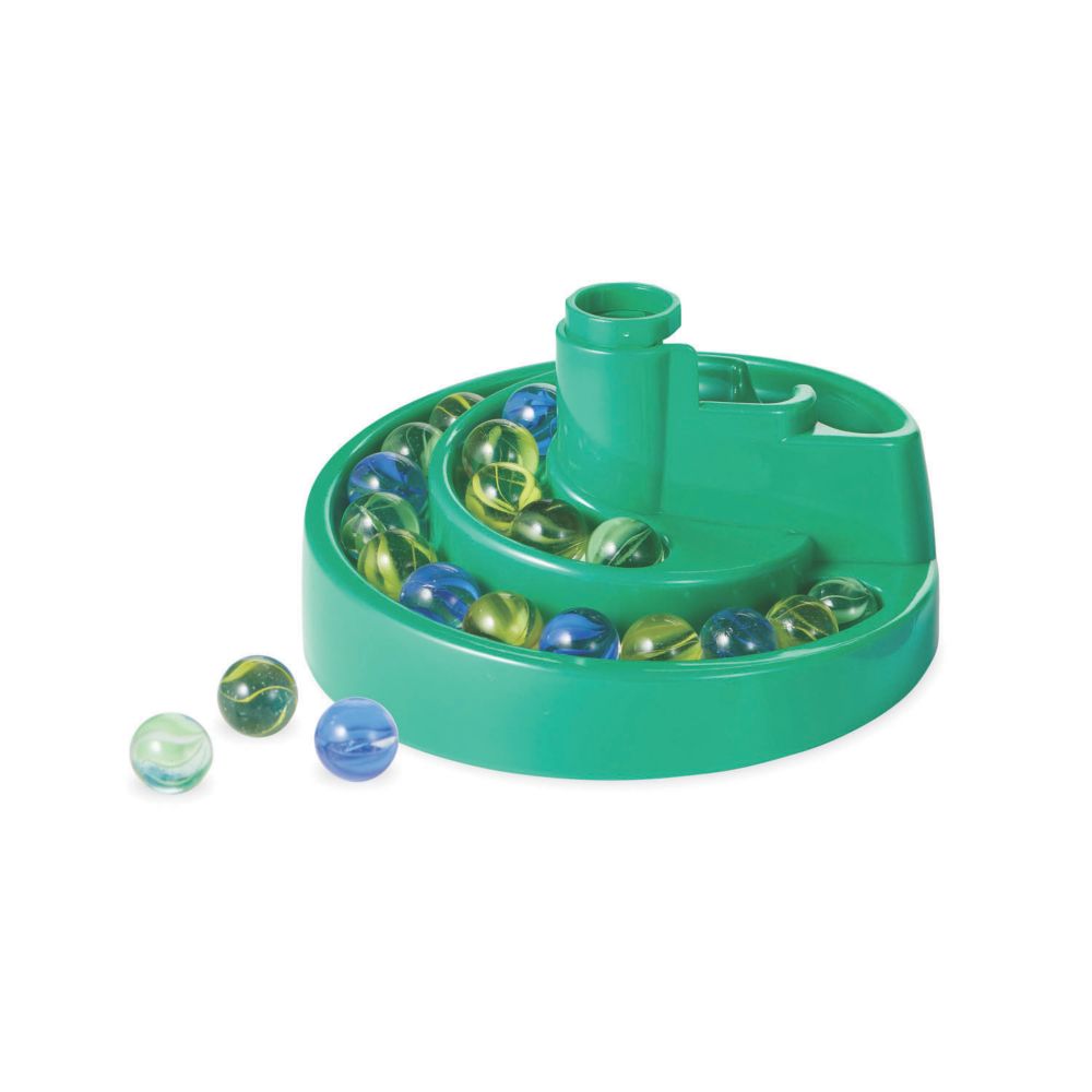 Marble Run: Spiralizer Marble Catcher And 20 Marbles From MindWare