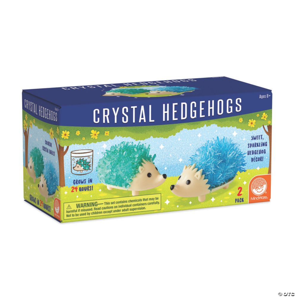 Crystal Hedgehog Cool Colors Set Of 2 Kit From MindWare