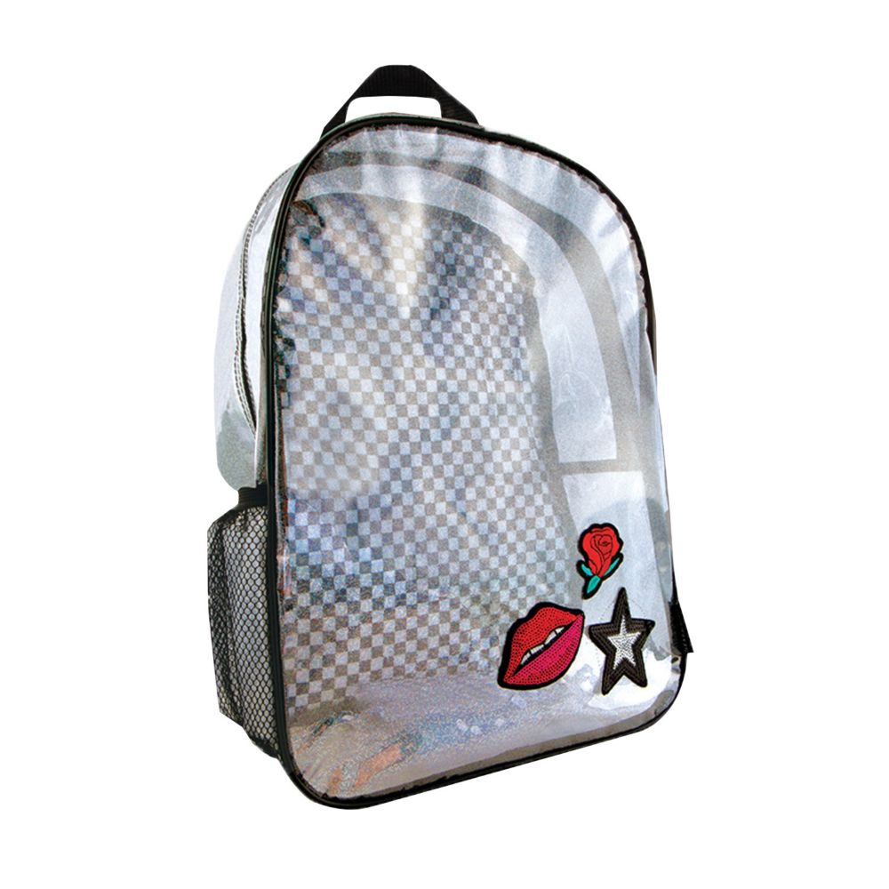 Clear Transparent Holographic Backpack From MindWare