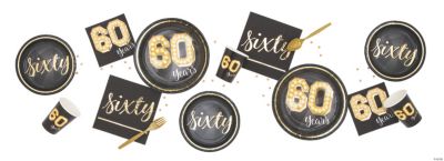 60 Milestone Party Supplies