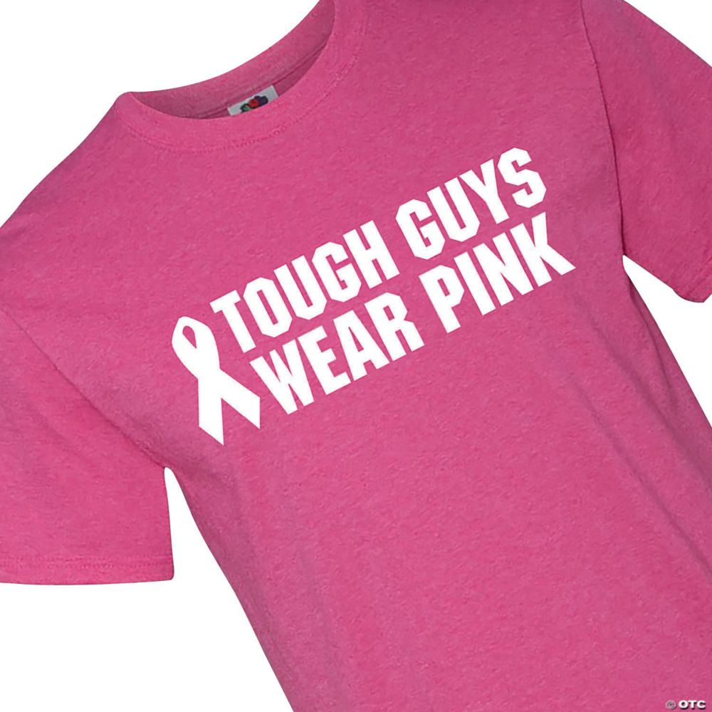 Tough Guys Wear Pink Adult's T-Shirt - Large