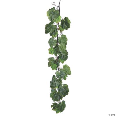 Vickerman 72" Green Fig Leaf Garland