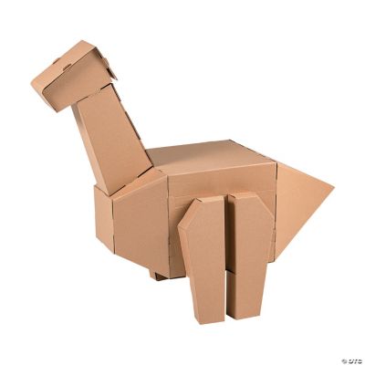DIY 3D Brachiosaurus Dinosaur Cardboard Stand-Up | Oriental Trading