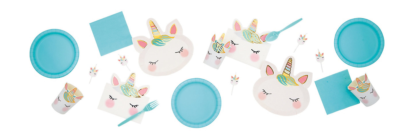 Talking Tables We Heart Unicorns Face Party Supplies