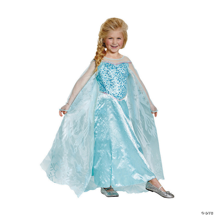 Halloween Costume~2T-3T//4T Elsa Classic Disney Frozen Princess Fancy Dress Up