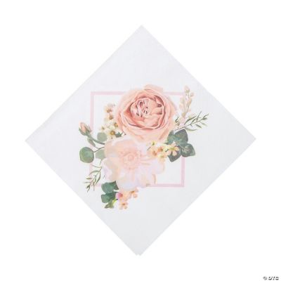 Blush Floral Luncheon Napkins Oriental Trading