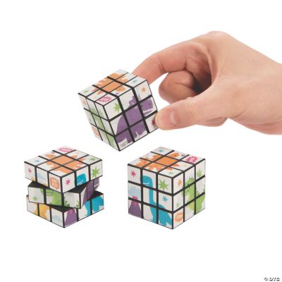 Trendy Dinosaur Mini Puzzle Cubes 12 Pc Discontinued