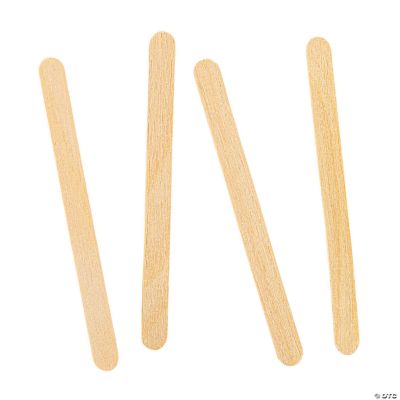 300 Pcs Craft Sticks Ice Cream Sticks Wooden Popsicle Sticks