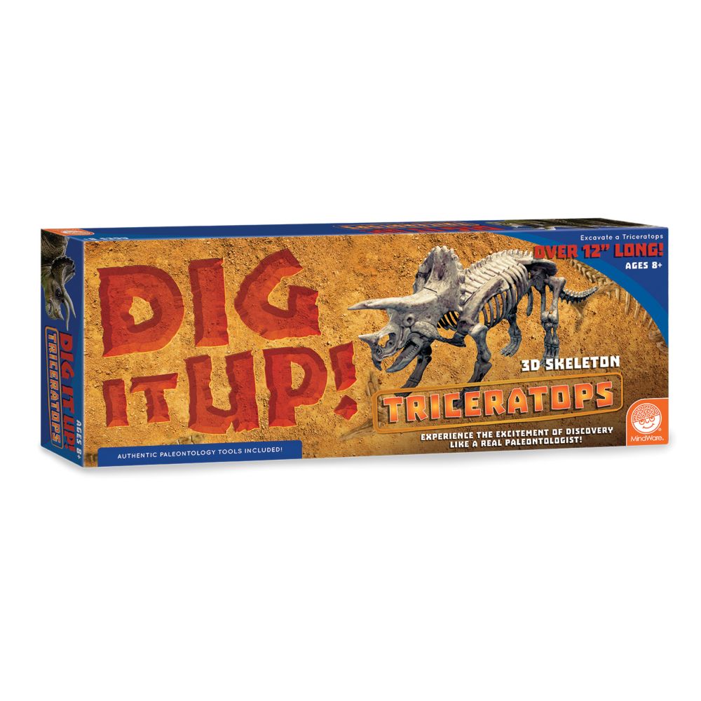 Big Dino Models Triceratops W/Bonus Egg From MindWare
