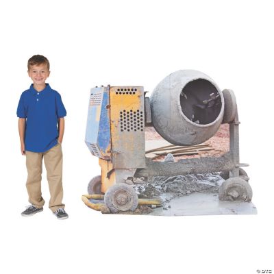 Construction VBS Cement Mixer Cardboard StandUp Oriental Trading
