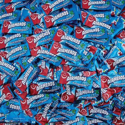 Bulk 1000 Pc Airheads ® Mini Blue Raspberry Chewy Candy Discontinued 6420