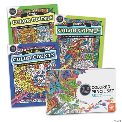 Color Counts Earth and Sky Set of 3 with Pencils - Discontinued