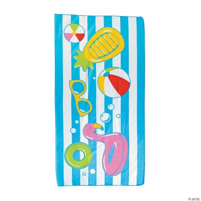Pool Party Beach Towel Oriental Trading