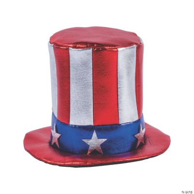 Kids’ Patriotic Shiny Uncle Sam Hat - Discontinued