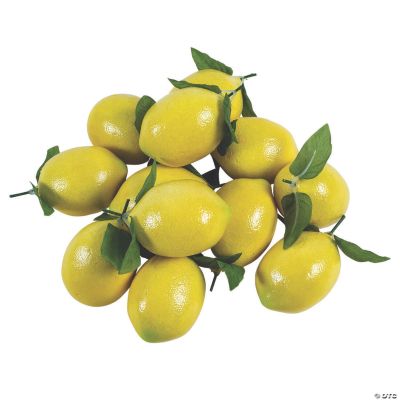 Artificial Lemons 12 Pc. Oriental Trading