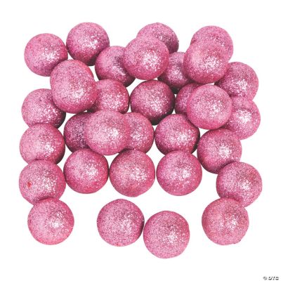 Pink Glitter Ball Vase Filler Party Decor 40 Pieces eBay