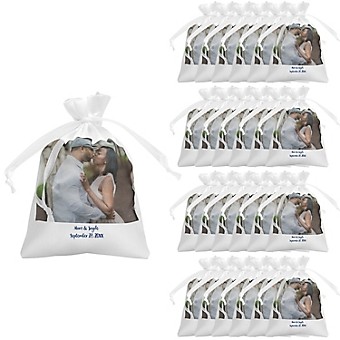 Personalized Fabric Favor Bags