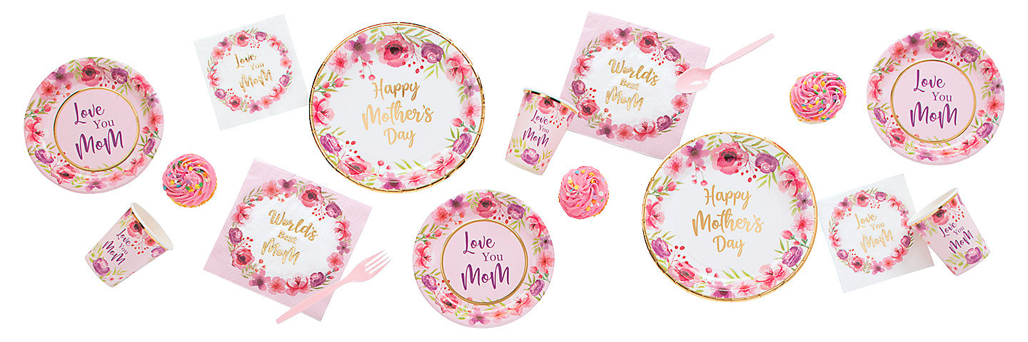 Mother's Day Floral Party Supplies