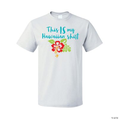 Mitt penge Thrust Hawaiian Adult's T-Shirt | Oriental Trading