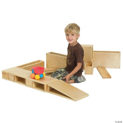 big wooden block set