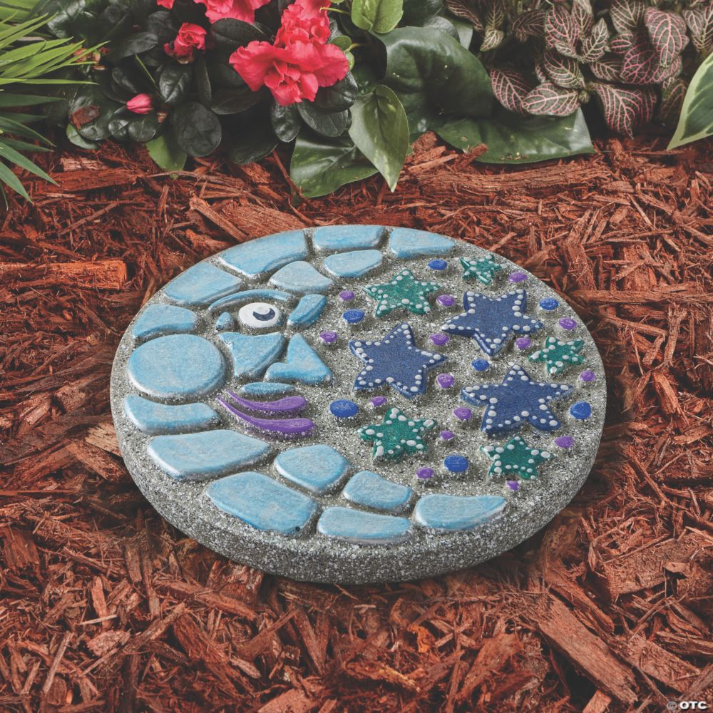 Paint Your Own Stepping Stone: Moon and Stars From MindWare