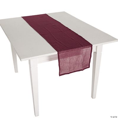 Burgundy Gauze Table Runners Oriental Trading