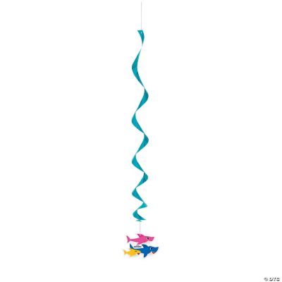 Baby Shark Hanging Swirl Decorations - 3 Pc.