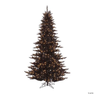 Vickerman 3' Black Fir Christmas Tree with Clear Lights