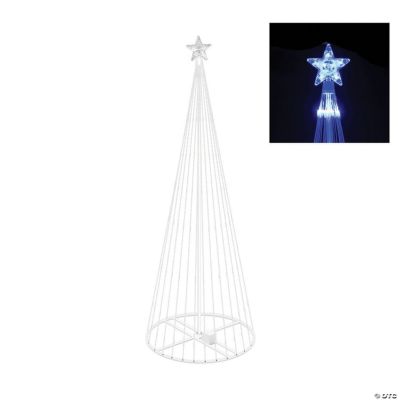 Vickerman 6' Light Show Indoor/Outdoor Christmas Tree with Blue LED Lights