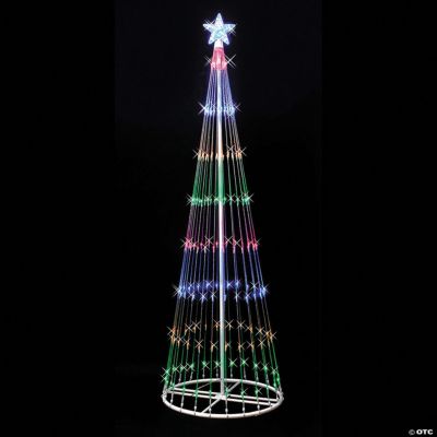 Vickerman 6 Light Show Indoor Outdoor Christmas Tree With Multi
