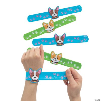 Dog Slap Bracelets with Charm | Oriental Trading