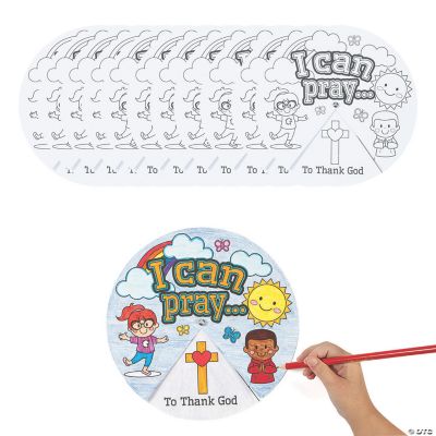 Color Your Own When Can I Pray Wheels - 12 Pc.