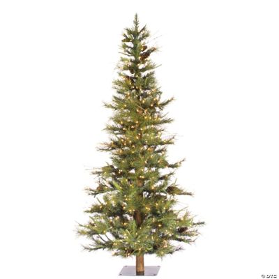 Vickerman 7 5 Orange Fir Christmas Tree With Orange Led Lights