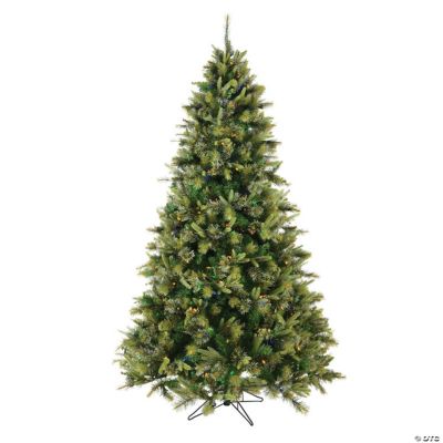 Vickerman 6.5' Cashmere Pine Christmas Tree with MultiColored LED Lights Oriental Trading
