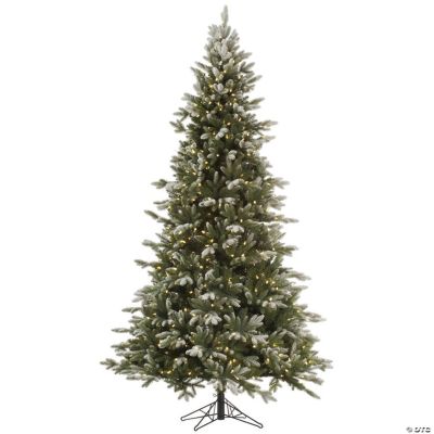 Vickerman 7.5' Frosted Balsam Fir Christmas Tree with Warm White LED Lights