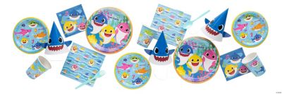 Cake Baby Shark Party Decorations
