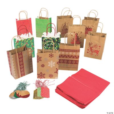 Holiday Gift Bag Kit Assortment for 48 | Oriental Trading