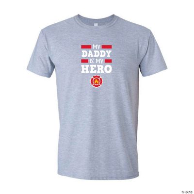 My Daddy Is My Hero Firefighter Youth T-Shirt | Oriental Trading