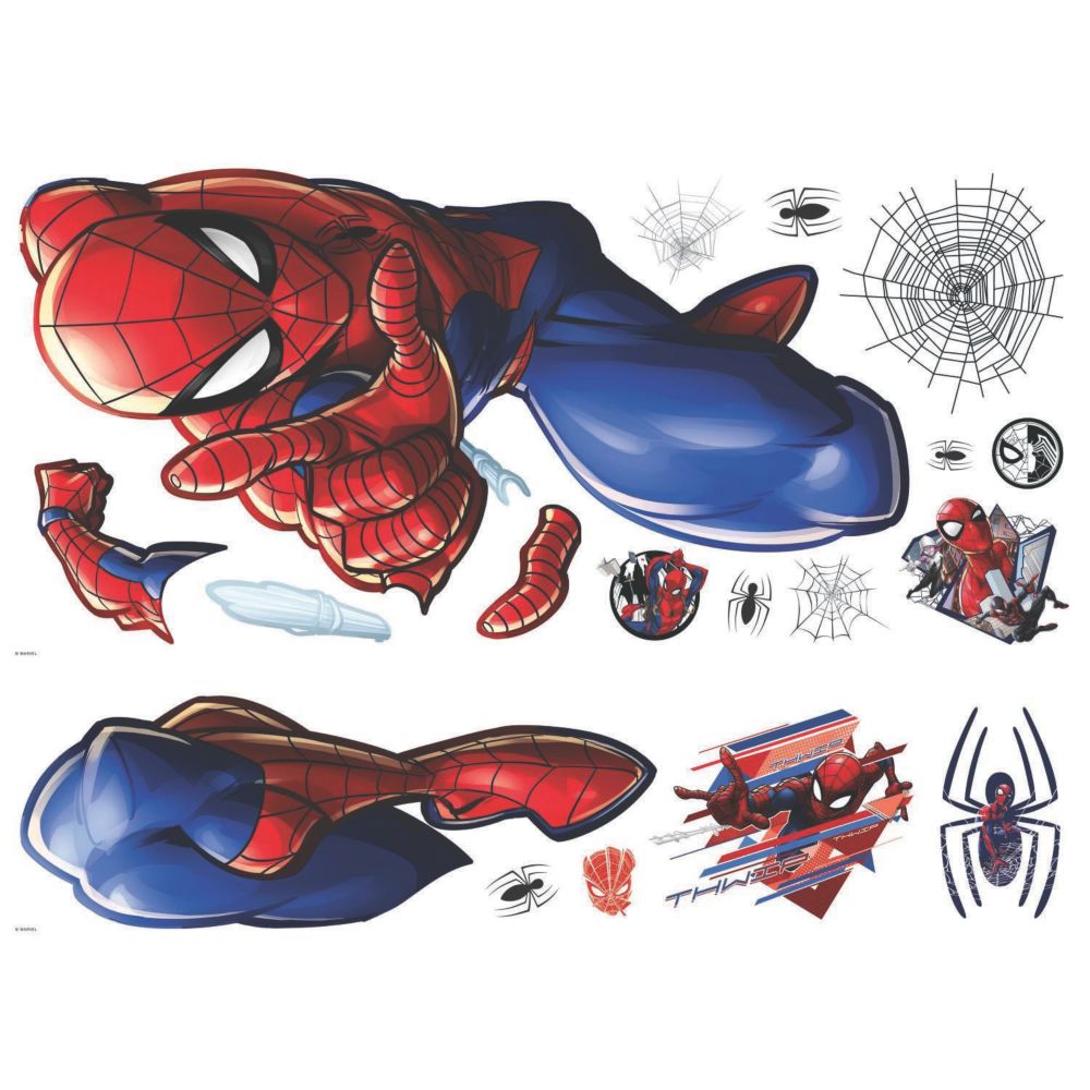 Spider-Man Peel & Stick Giant Decals From MindWare