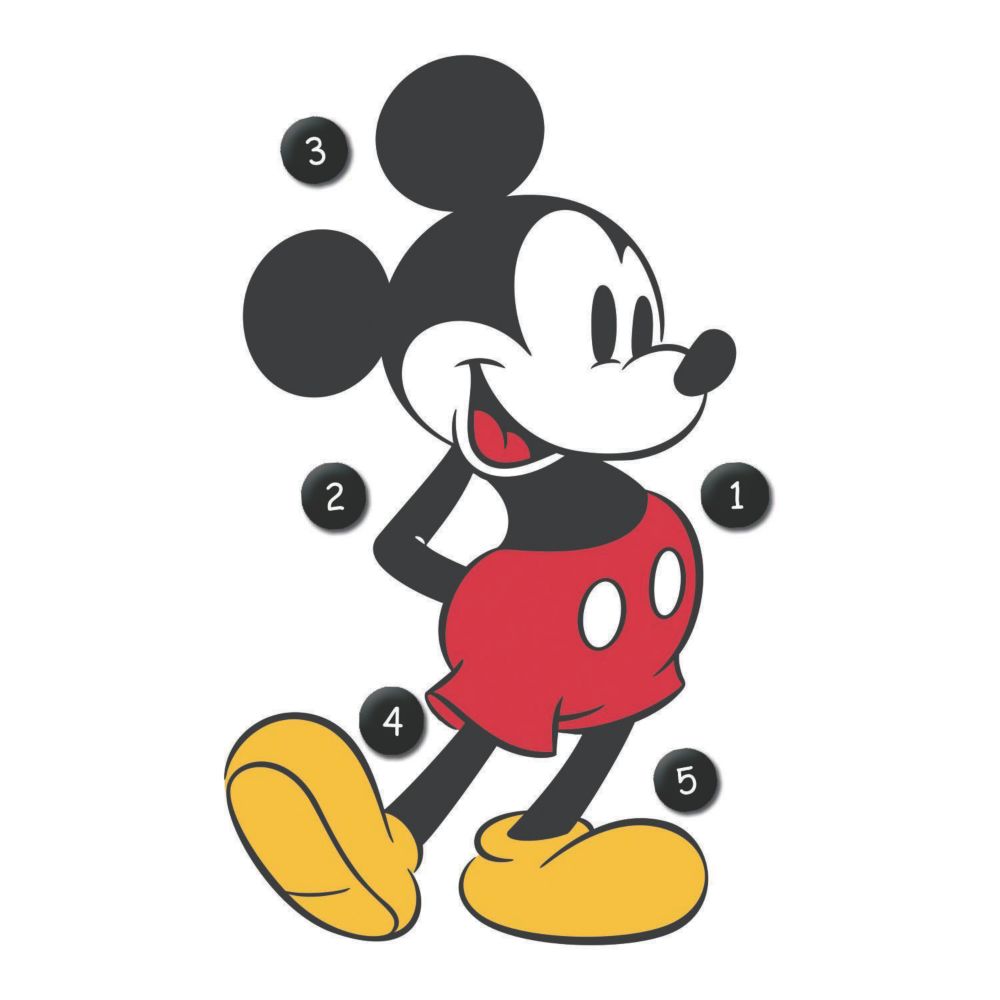 Mickey Mouse Peel & Stick Giant Decals From MindWare