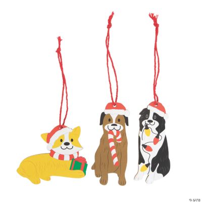 Holiday Dog Ornaments