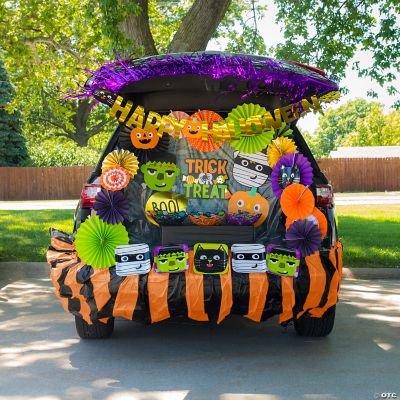 Trunk Or Treat Decorating Ideas Oriental Trading Company - roblox trick or treat basket