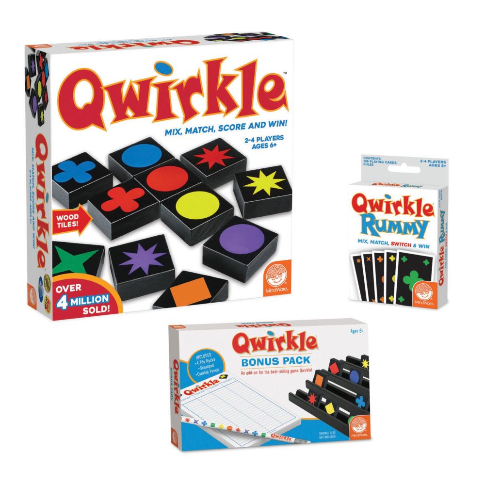 Qwirkle Set of 3 From MindWare