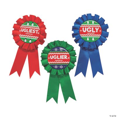 ugly-sweater-award-ribbons-oriental-trading