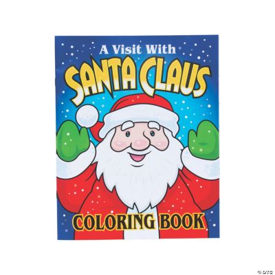 A Visit with Santa Claus Coloring Books - 12 Pc.
