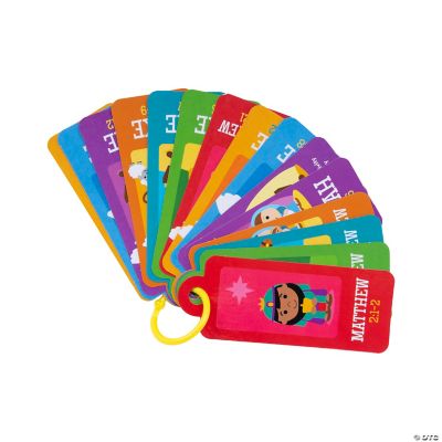 Nativity Story Cards on Ring | Oriental Trading
