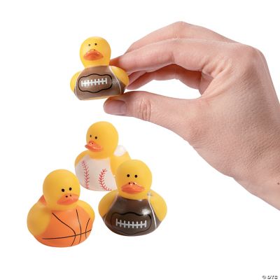 Bulk 72 Pc. Mini Sports Rubber Ducks Assortment